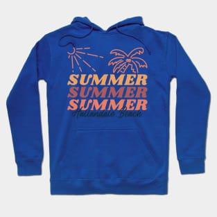 Summer Sunshine Hallandale Beach Florida Hoodie